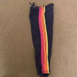 Aviation Nation 5 stripe sweatpants, women’s small